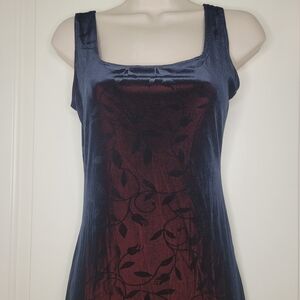 Vintage Velvet Floral Dress 90sfashion 2000style Y2k Whimsigoth